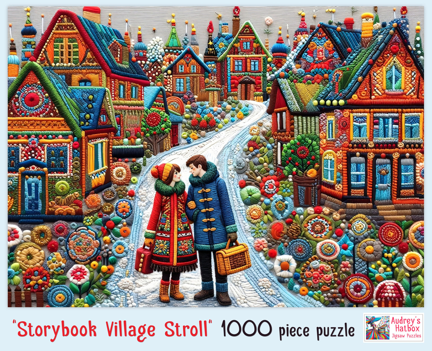 Storybook Village Stroll Jigsaw Puzzle