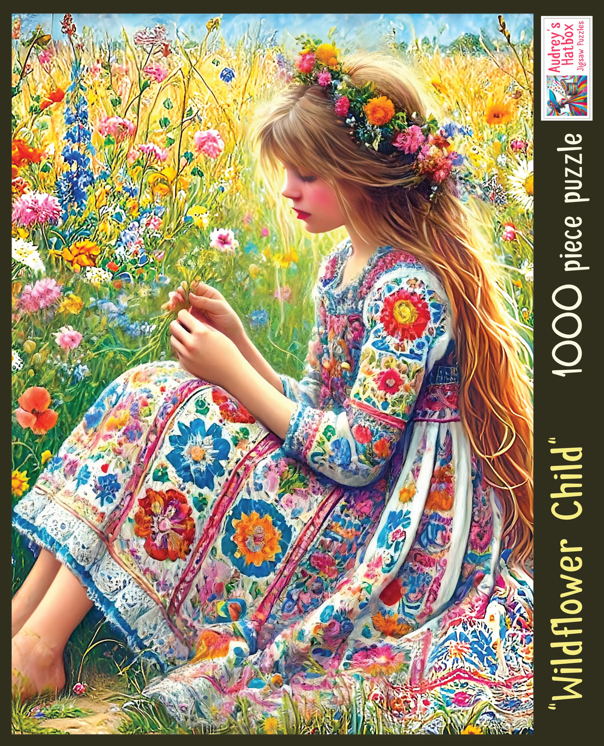 Wildflower Child Jigsaw Puzzle