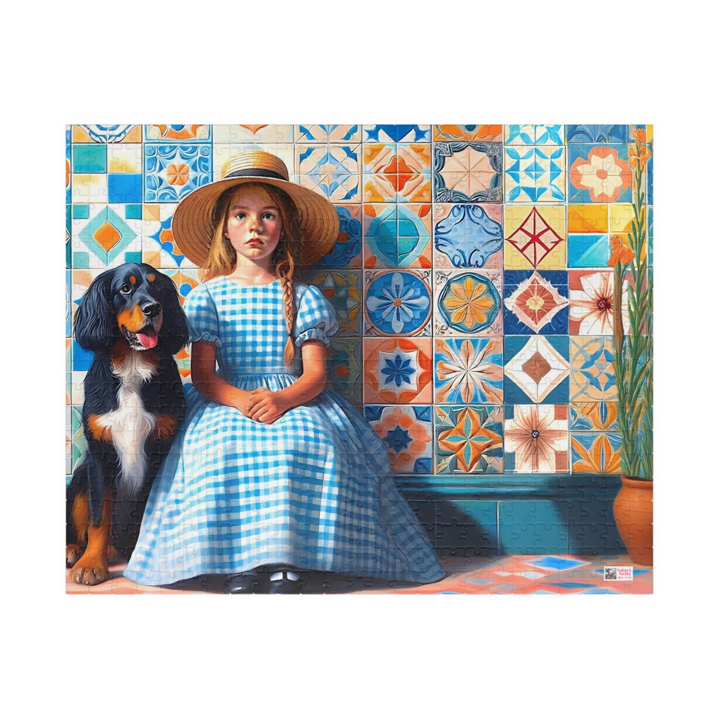 Little Girl in Gingham