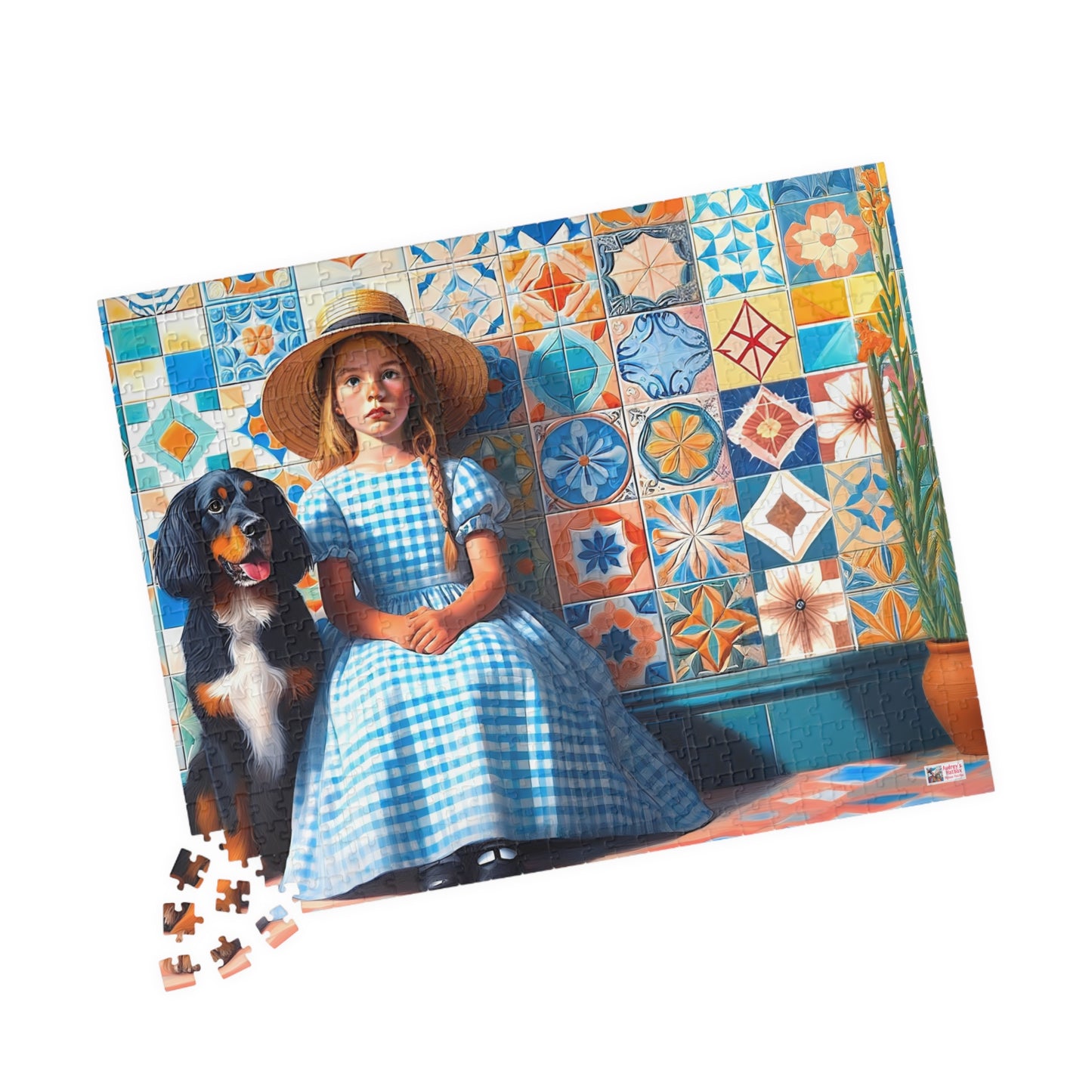 Little Girl in Gingham