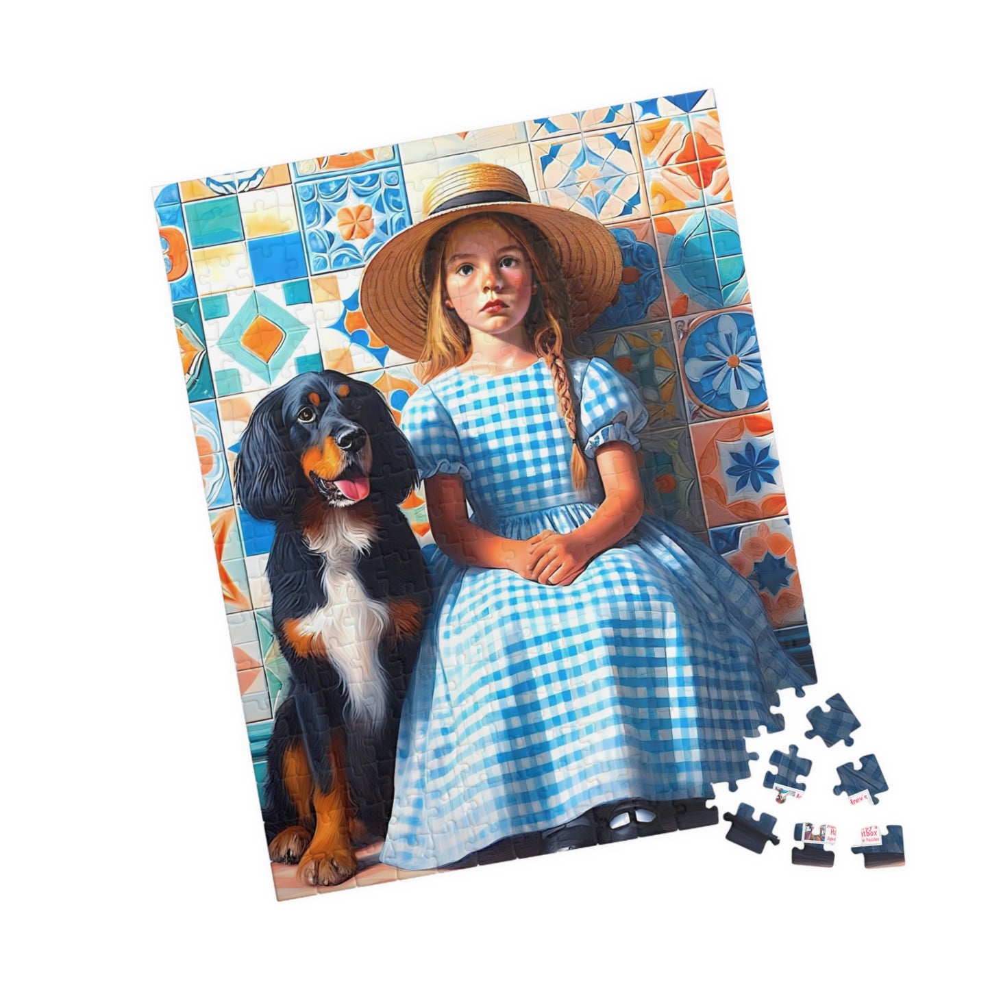 Little Girl in Gingham