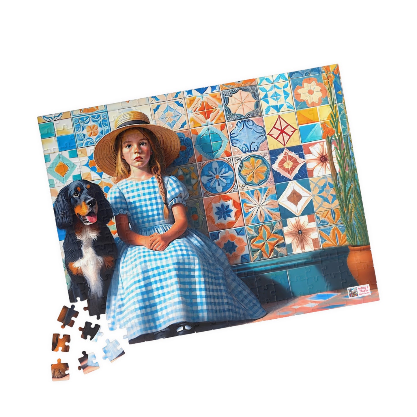 Little Girl in Gingham