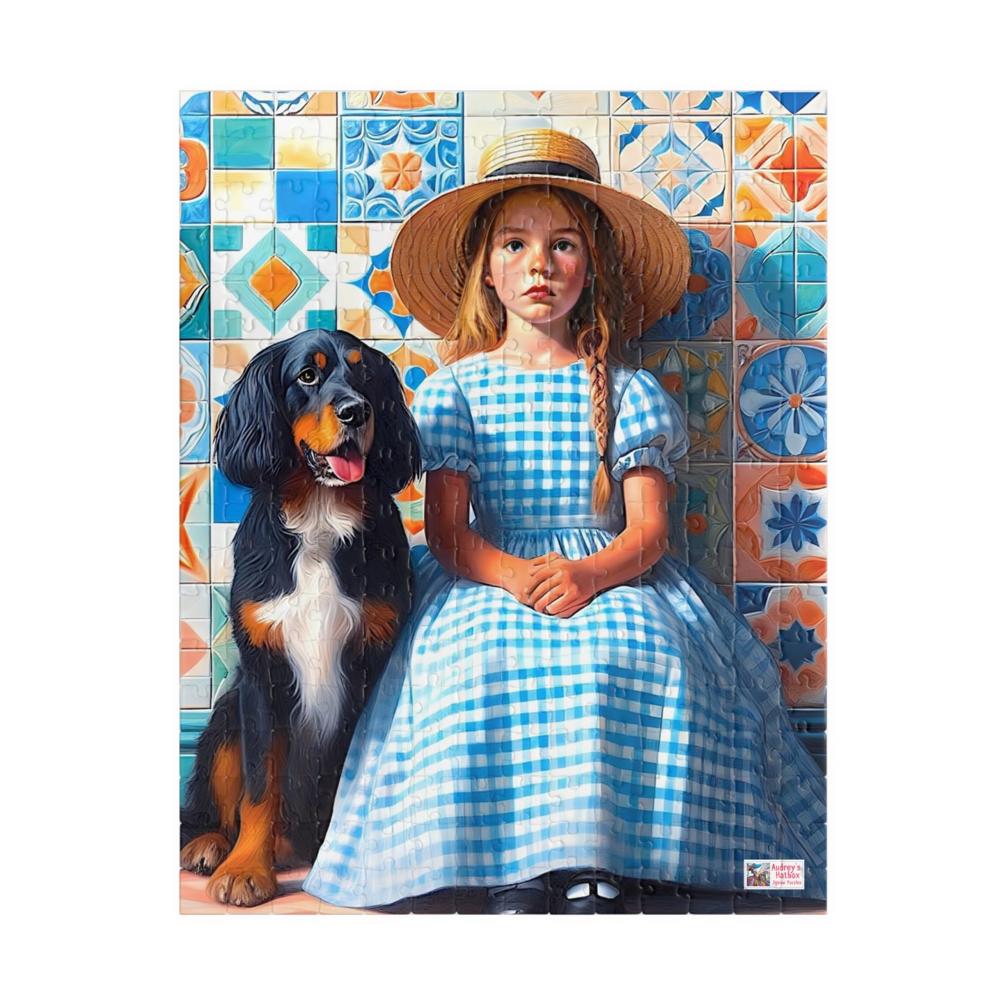 Little Girl in Gingham