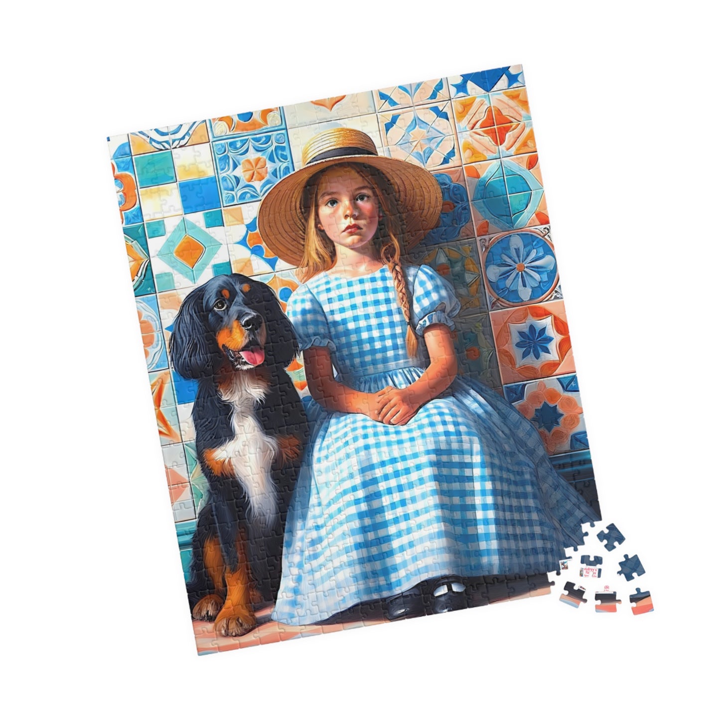 Little Girl in Gingham