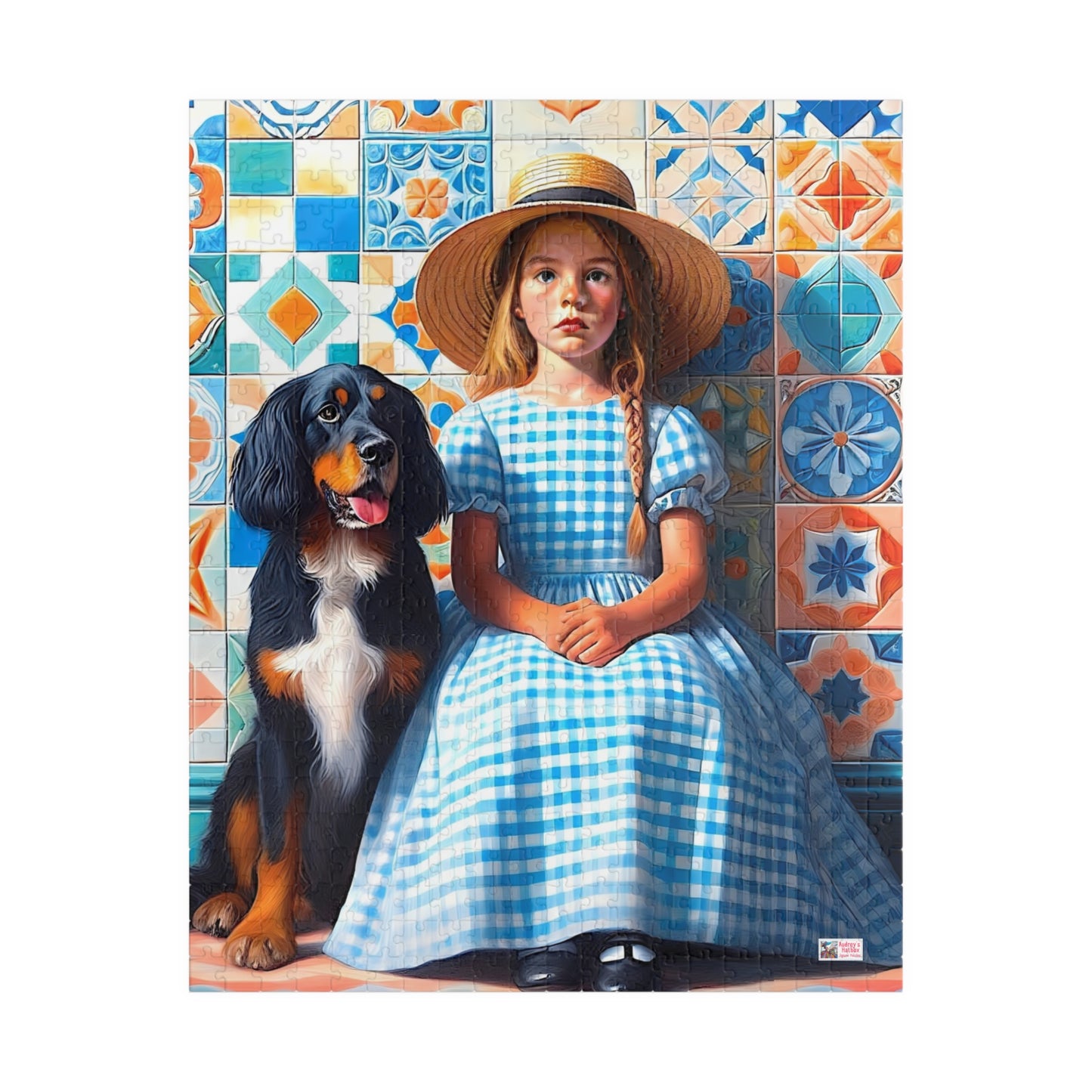 Little Girl in Gingham