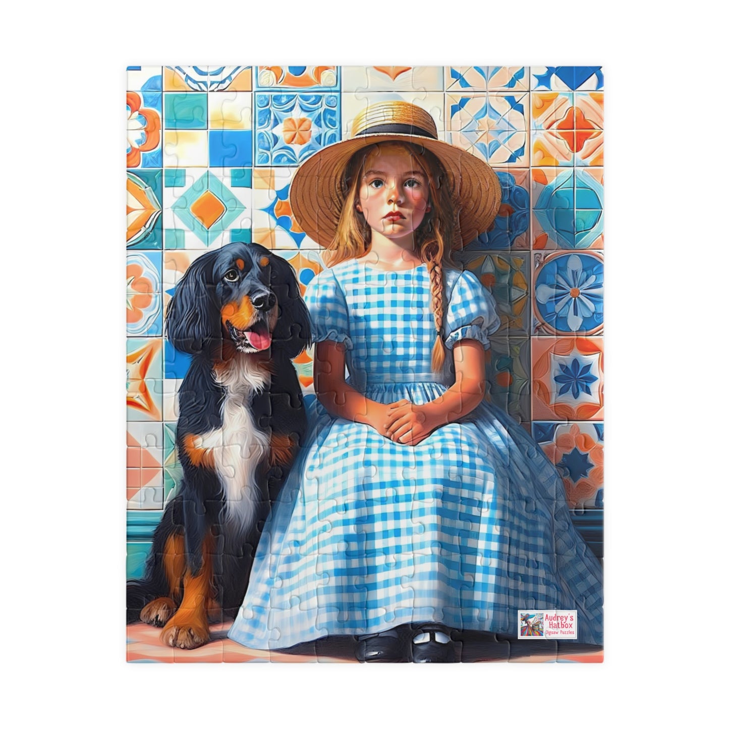 Little Girl in Gingham