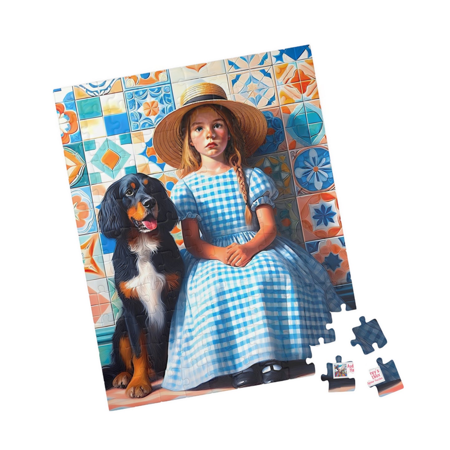 Little Girl in Gingham