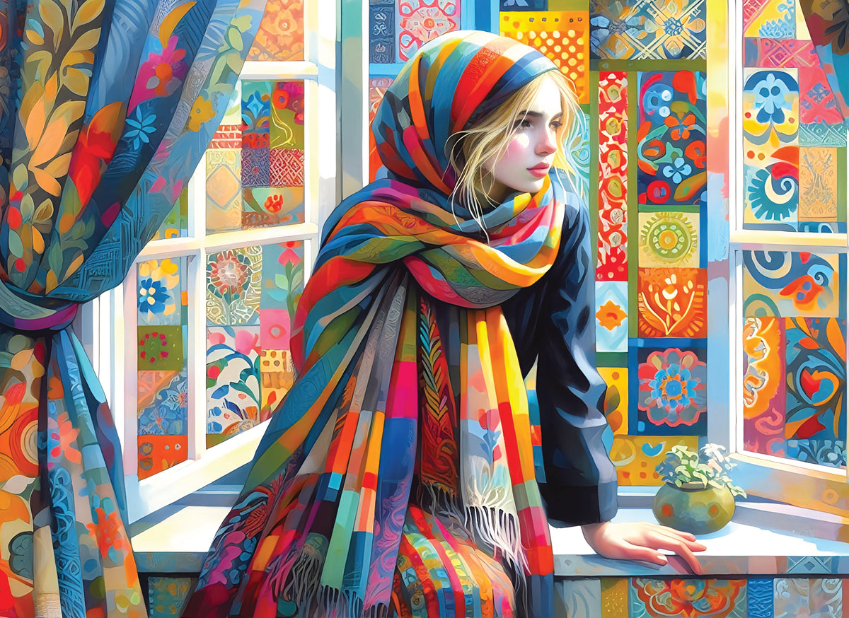 At The Windowsill Jigsaw Puzzle