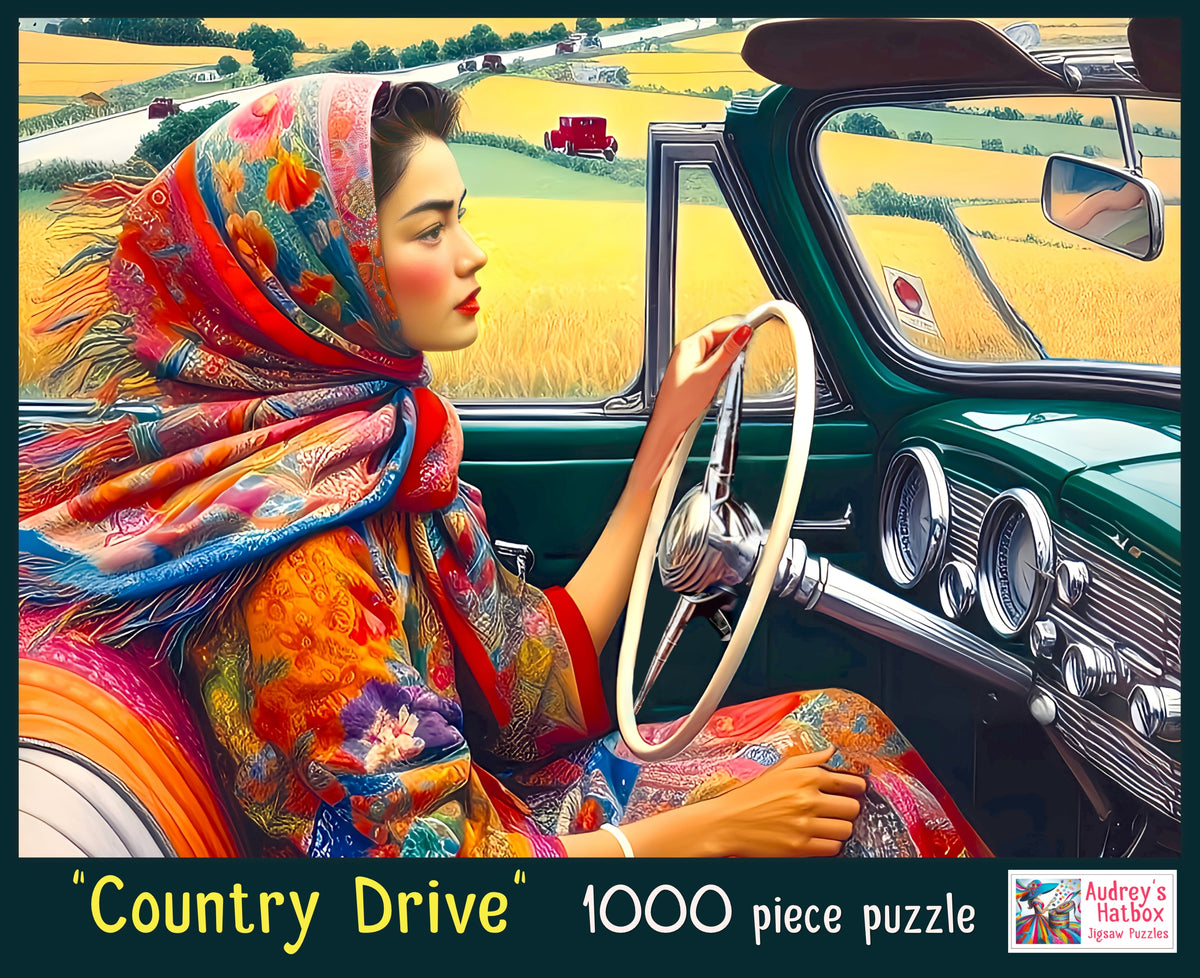 Country Drive Jigsaw Puzzle