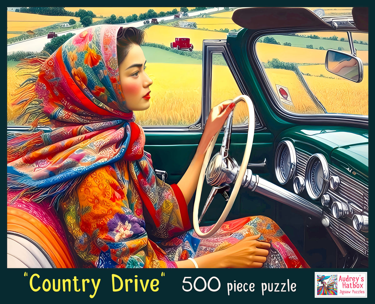 Country Drive Jigsaw Puzzle