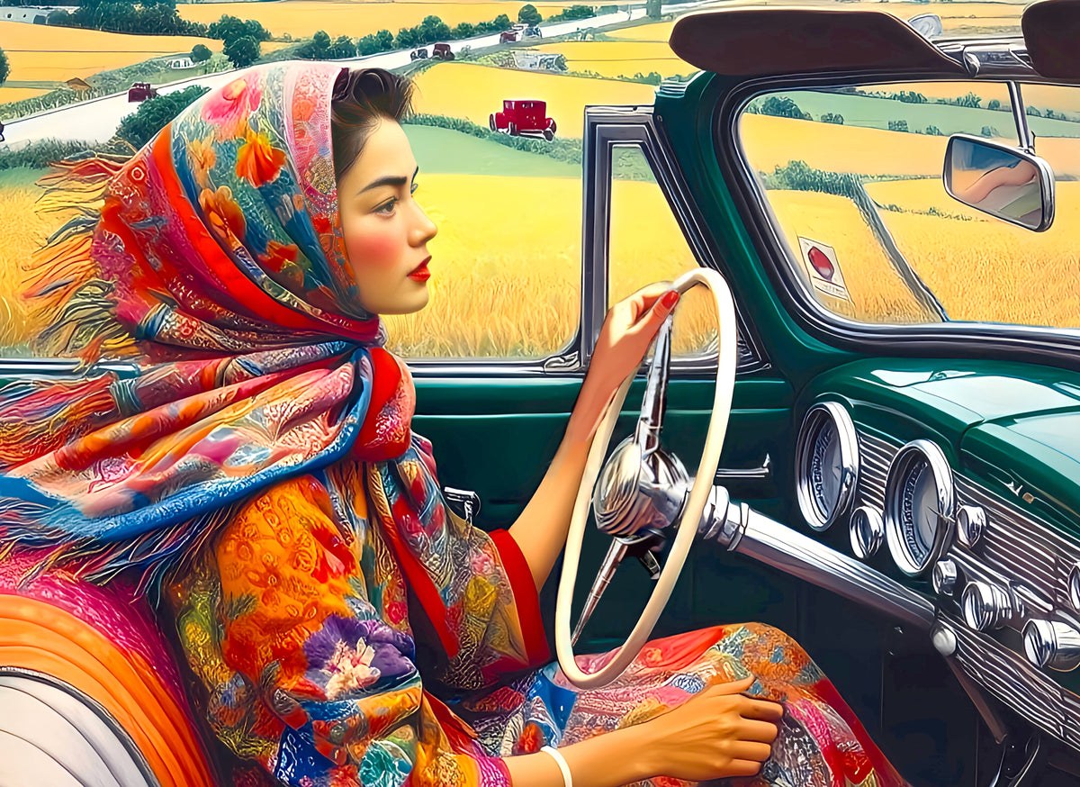 Country Drive Jigsaw Puzzle