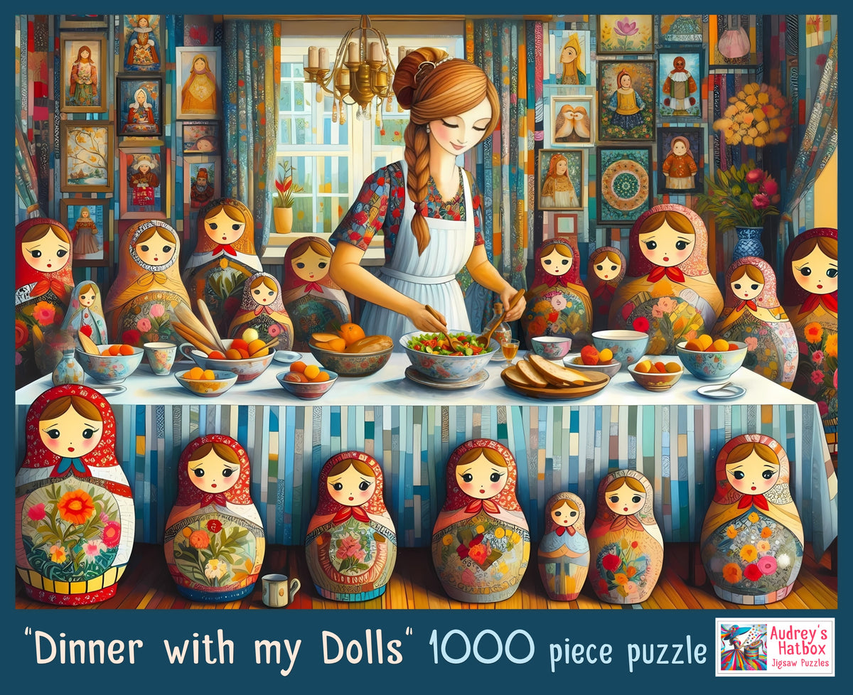 Dinner with my Dolls Jigsaw Puzzle