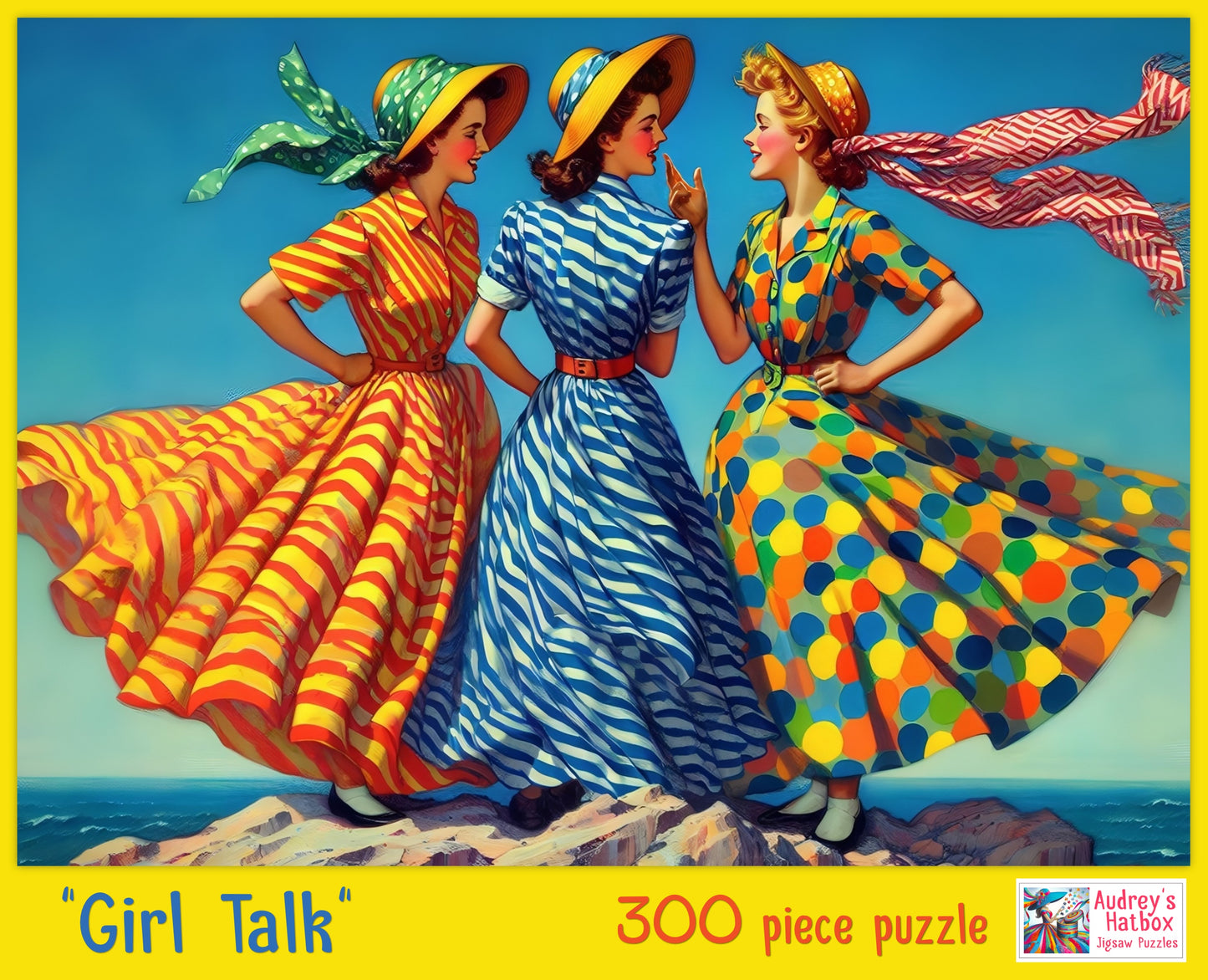 Girl Talk Jigsaw Puzzle