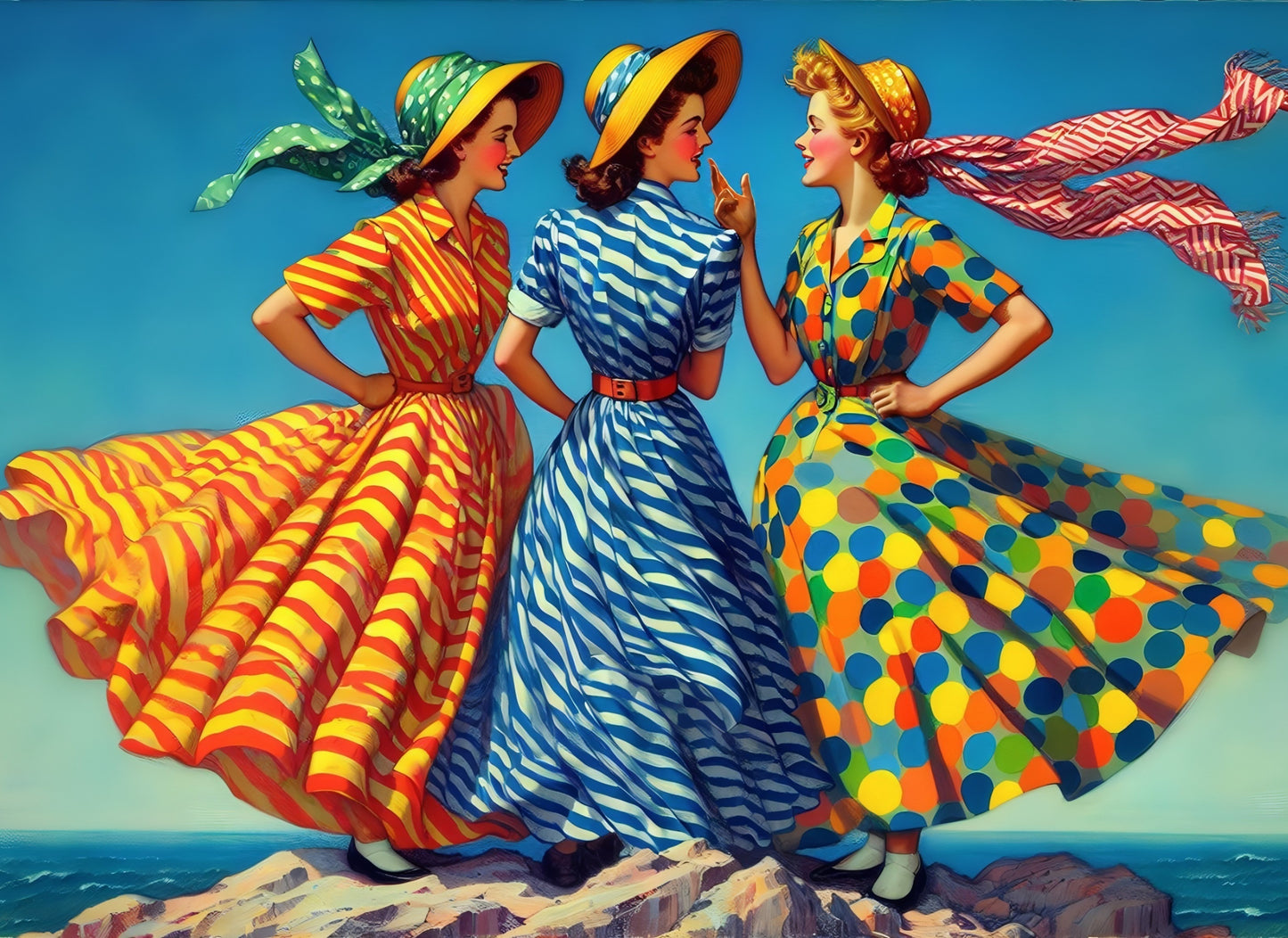 Girl Talk Jigsaw Puzzle