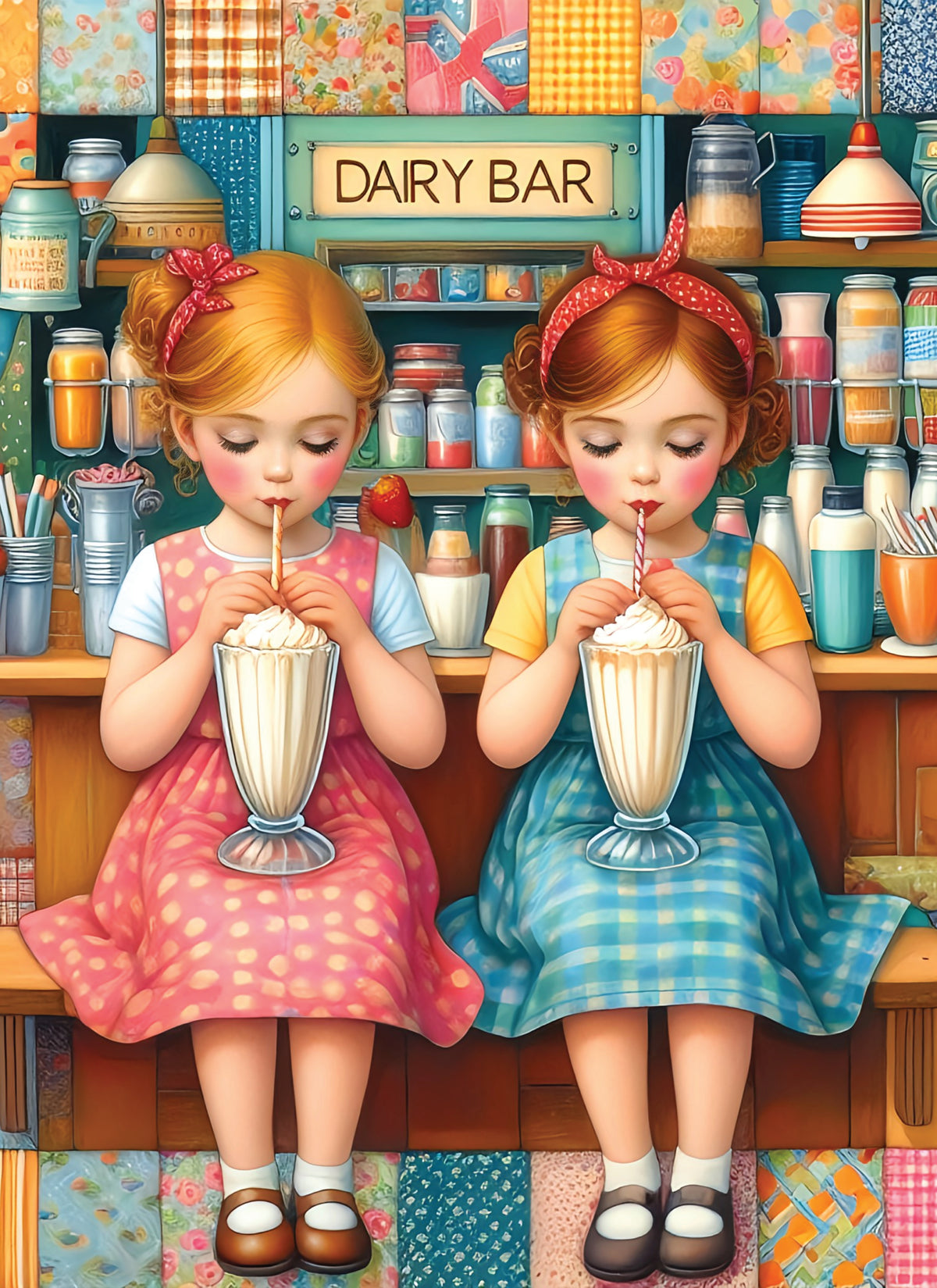 Milkshake Maids Jigsaw Puzzle