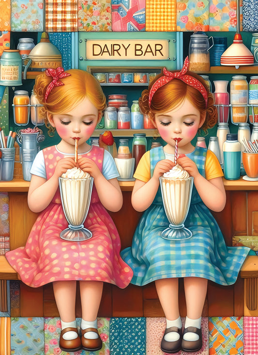 Milkshake Maids Jigsaw Puzzle
