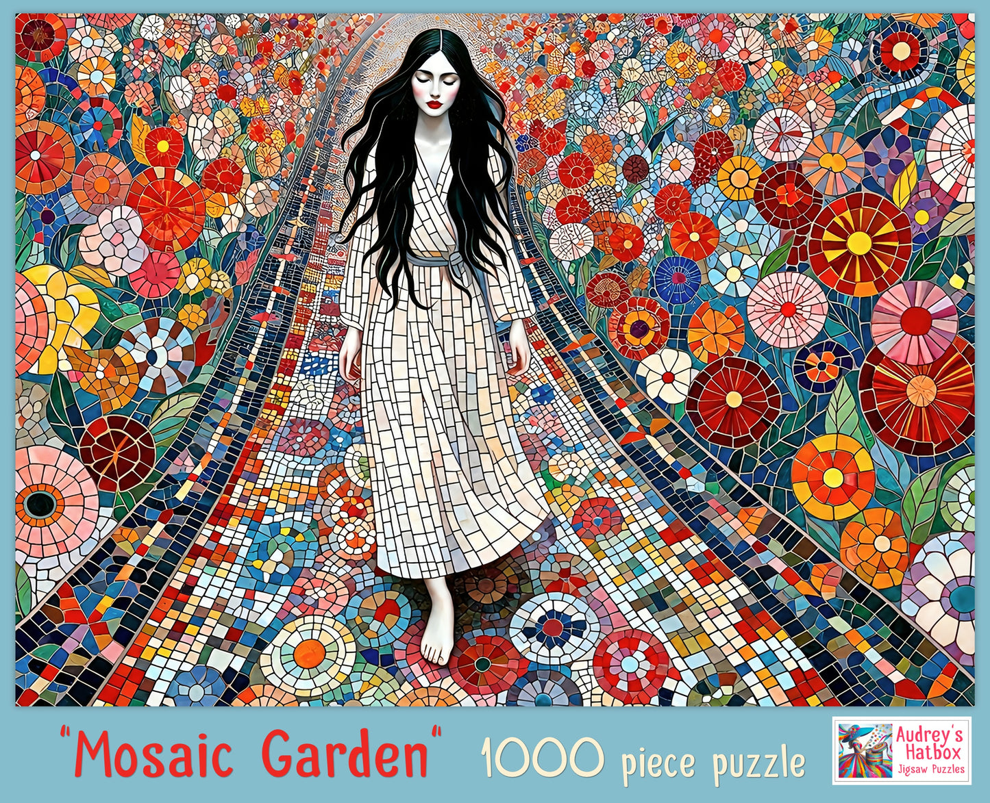 Mosaic Garden Jigsaw Puzzle