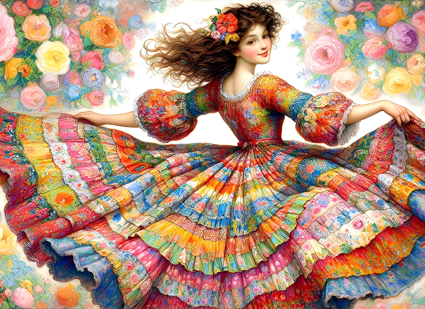 Pretty Twirl Jigsaw Puzzle
