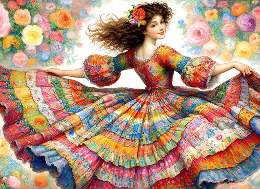 Pretty Twirl Jigsaw Puzzle