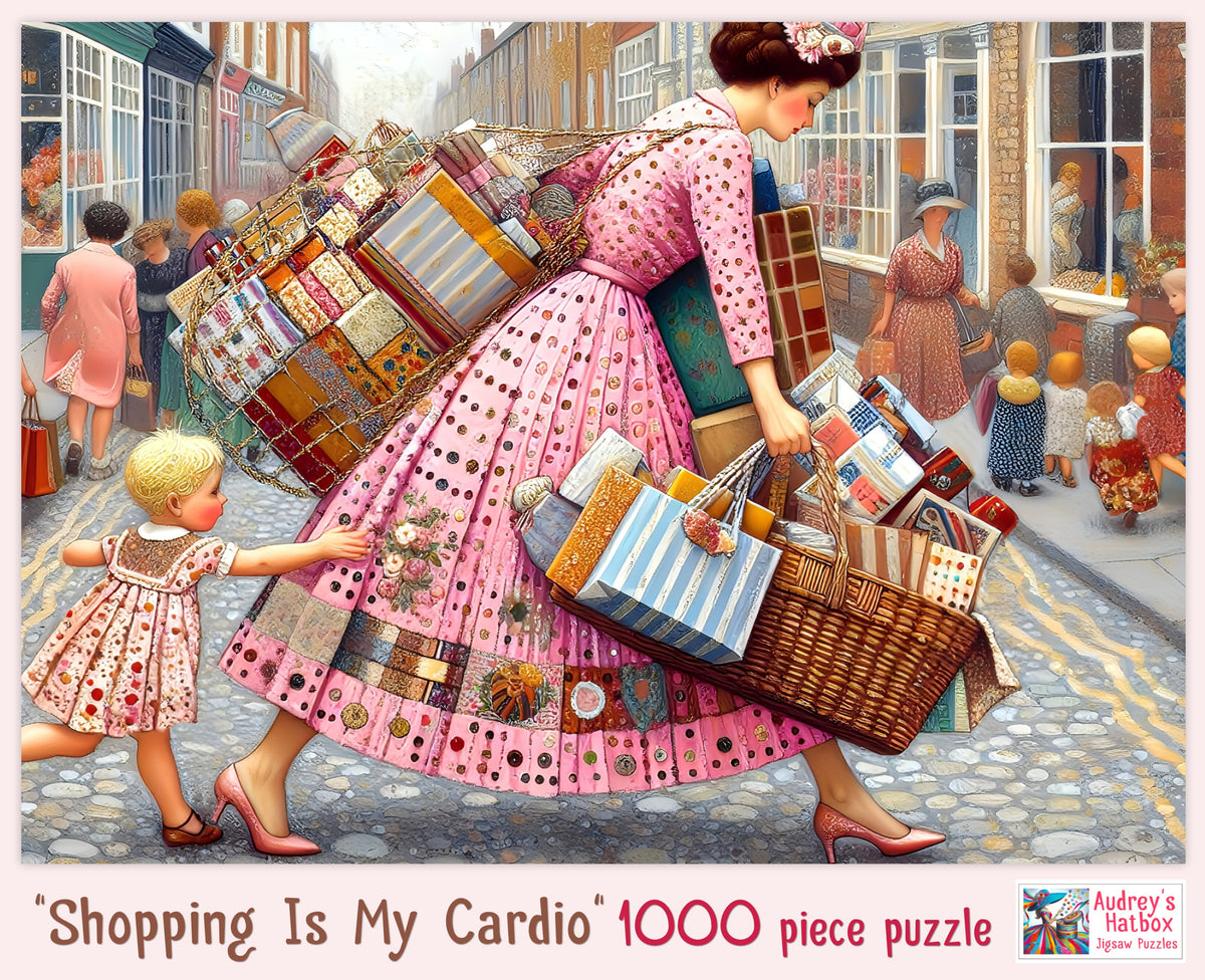Shopping Is My Cardio Jigsaw Puzzle
