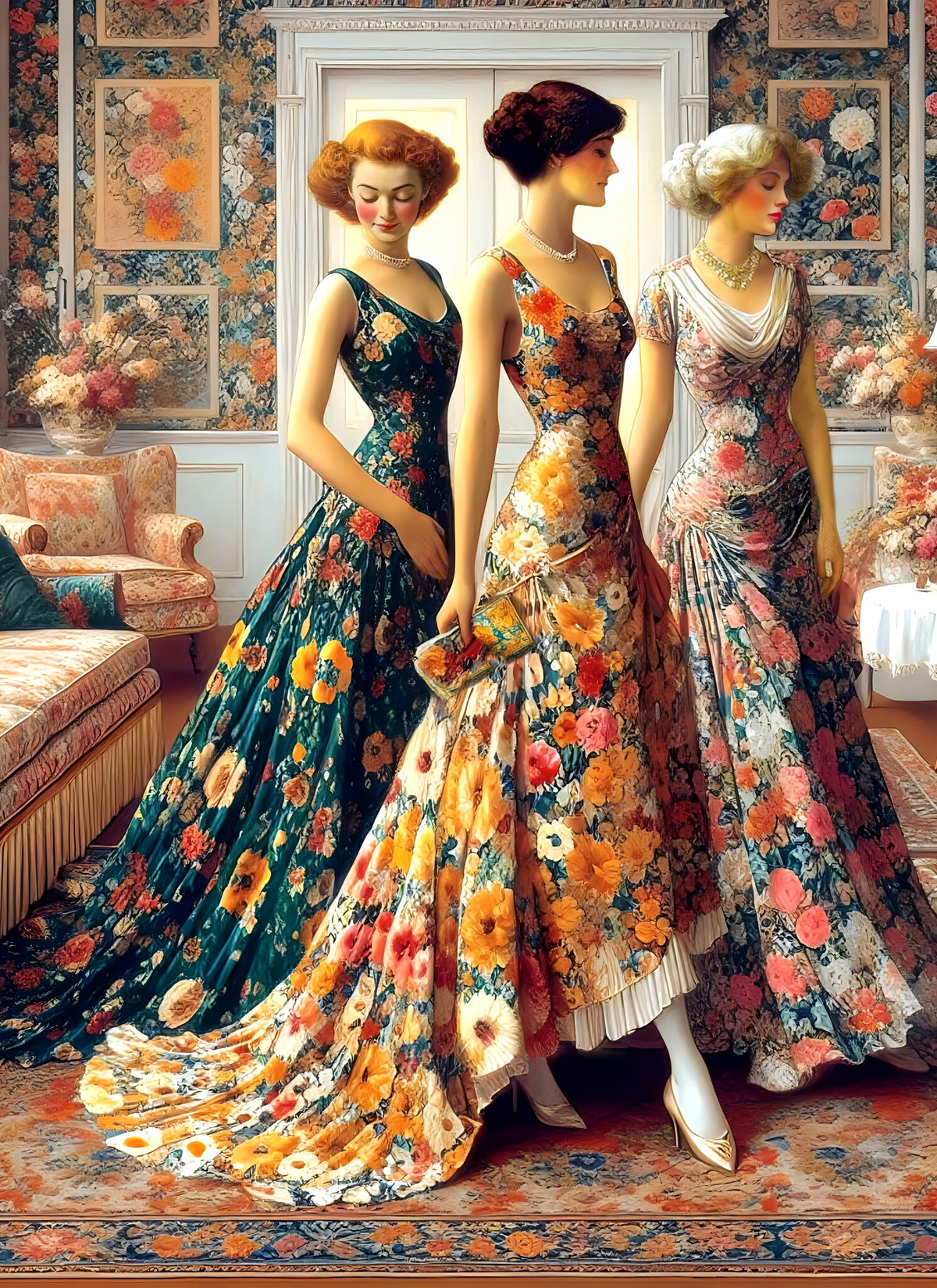 Springtime Belles Jigsaw Puzzle