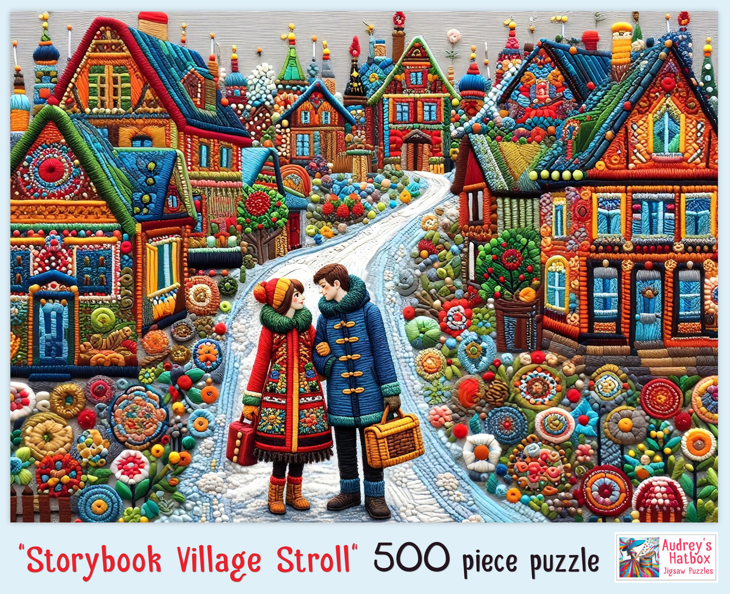 Storybook Village Stroll Jigsaw Puzzle