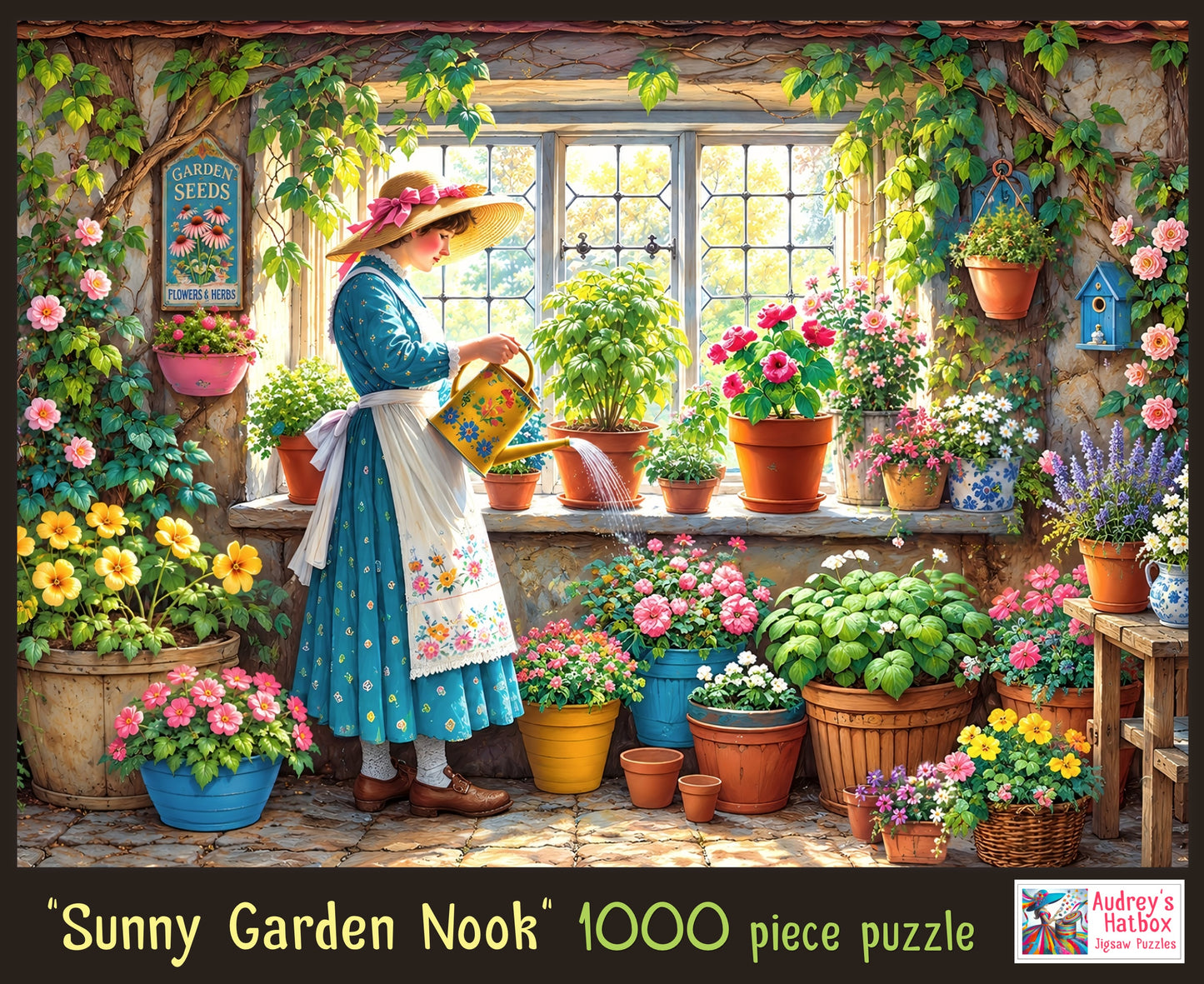 Sunny Garden Nook Jigsaw Puzzle