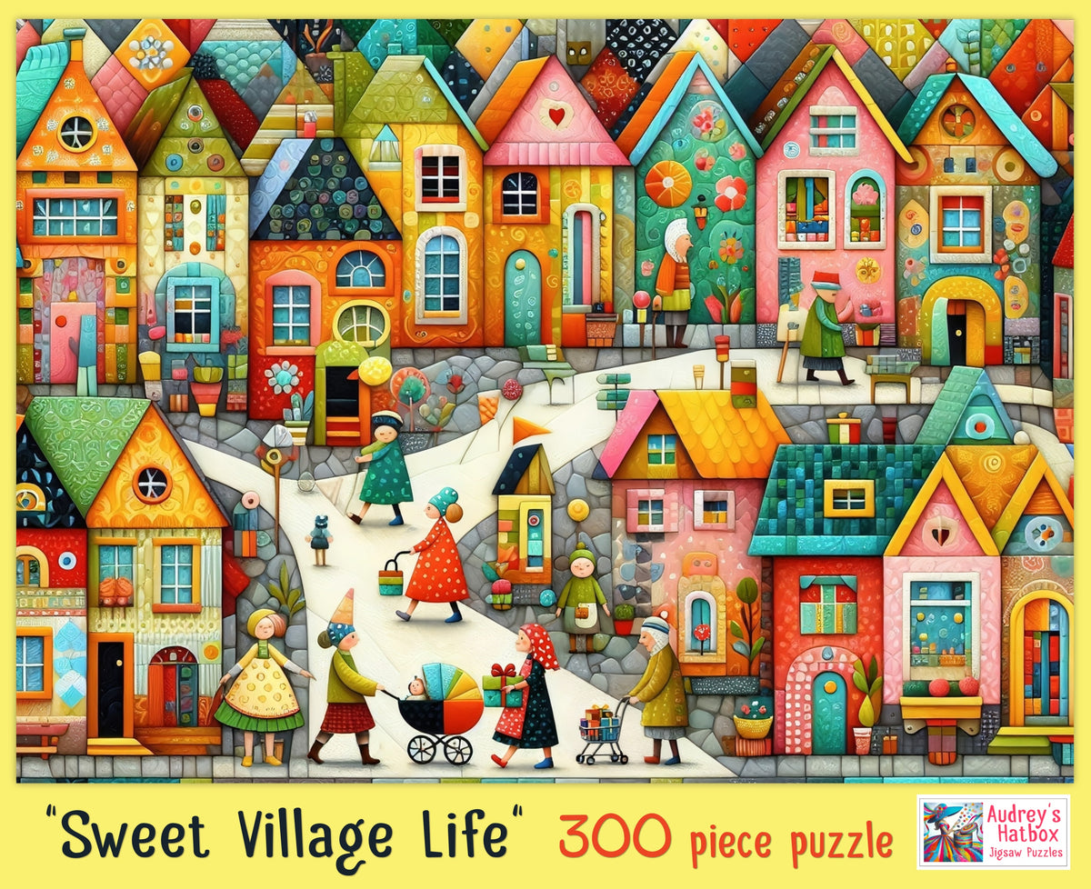 Sweet Village Life Jigsaw Puzzle