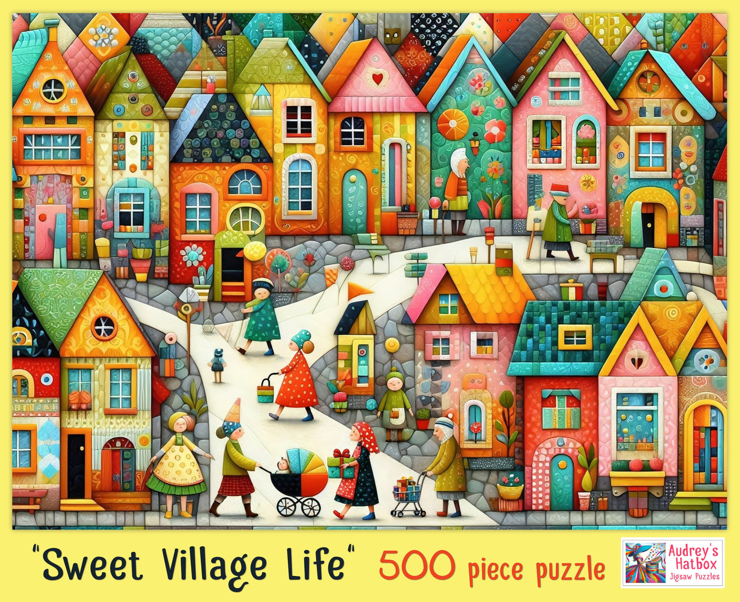 Sweet Village Life Jigsaw Puzzle