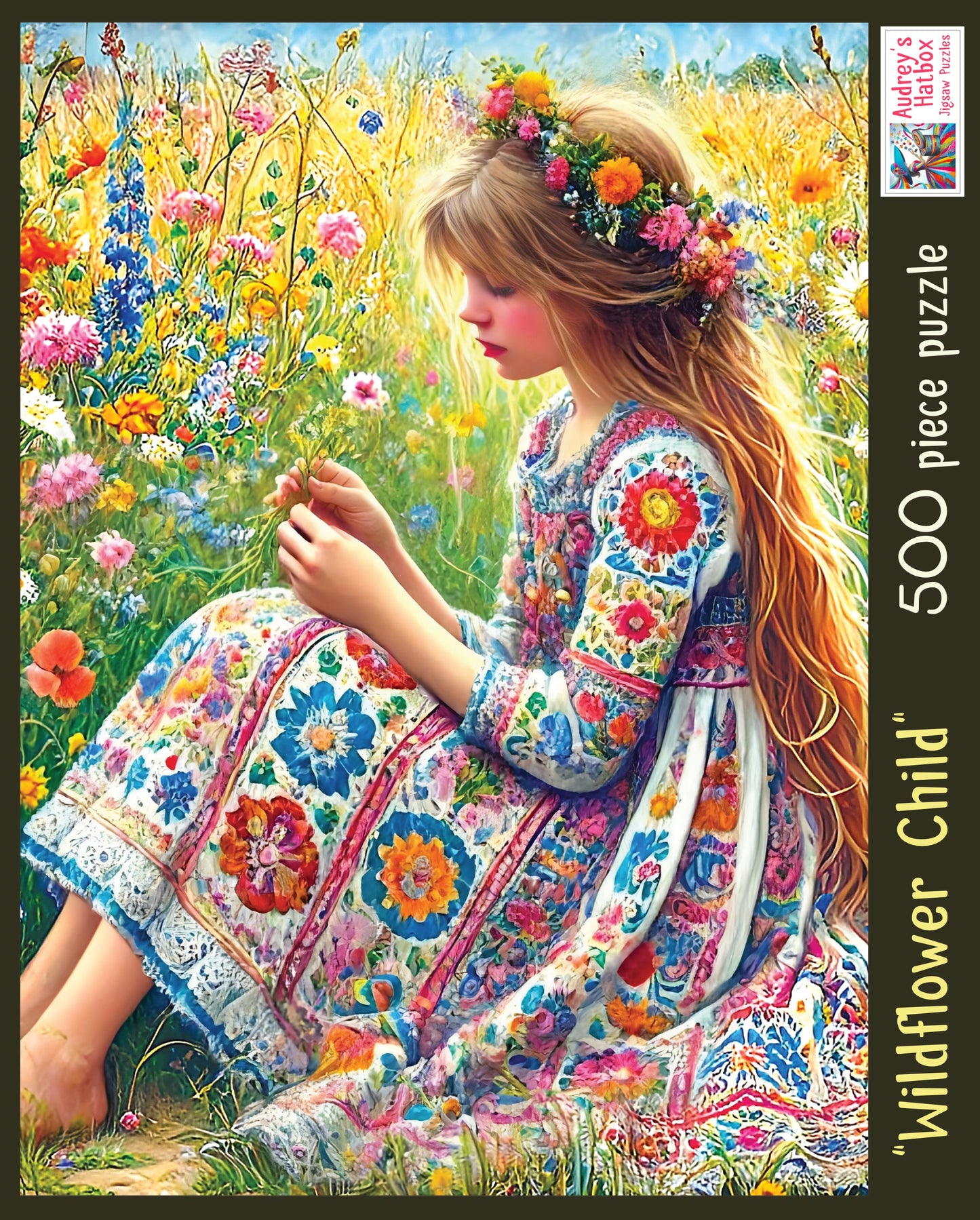 Wildflower Child Jigsaw Puzzle